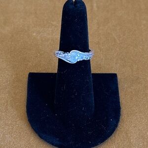 Vintage CZ Silver Ring